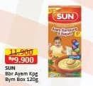 Promo Harga SUN Bubur Sereal Susu Ayam Kampung Bayam 120 gr - Alfamart