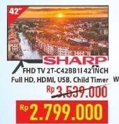 Promo Harga SHARP 2T-C42BB1i | Android TV 42"  - Hypermart