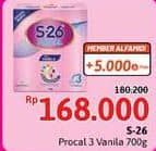 Promo Harga S26 Procal Susu Pertumbuhan Vanilla 700 gr - Alfamidi