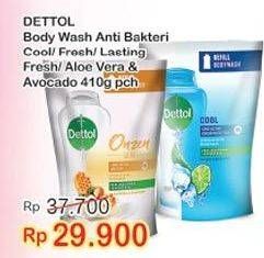 Promo Harga DETTOL Body Wash Cool, Fresh, Lasting Fresh, Moisture Aloe Vera Avocado 410 ml - Indomaret
