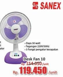 Promo Harga Sanex Desk Fan  - Hari Hari