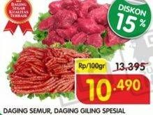 Promo Harga Daging Semur, Giling Spesial  - Superindo