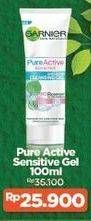 Promo Harga GARNIER Pure Active Sensitive Cleansing Gel 100 ml - Indomaret