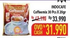 Promo Harga Indocafe Coffeemix per 30 sachet 20 gr - Hypermart