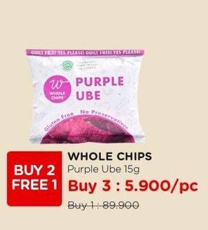 Promo Harga Whole Chips Chips Purple Ube 15 gr - Watsons