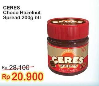 Promo Harga CERES Choco Spread Hazelnut 200 gr - Indomaret