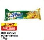 Promo Harga INDOFOOD Biskuit Inti Gandum Honey Banana 120 gr - Alfamart
