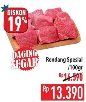 Promo Harga Daging Rendang Sapi per 100 gr - Hypermart