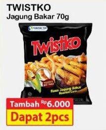 Promo Harga Twistko Snack Jagung Bakar Jagung Bakar 70 gr - Alfamart