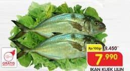 Ikan Kuek Lilin per 100 gr Diskon 15%, Harga Promo Rp7.990, Harga Normal Rp9.450