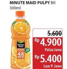 Promo Harga Minute Maid Juice Pulpy 300 ml - Alfamidi