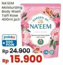 Promo Harga NAEEM Body Wash Taifi Rose 400 ml - Indomaret
