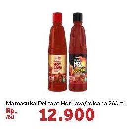 Promo Harga MAMASUKA Salad Dressing Extra Pedas, Volcano 260 ml - Carrefour