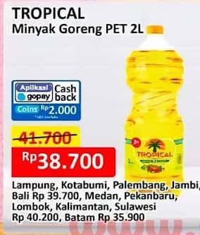 Promo Harga Tropical Minyak Goreng 2000 ml - Alfamart