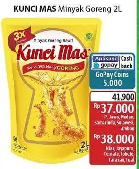 Promo Harga Kunci Mas Minyak Goreng 2000 ml - Alfamidi