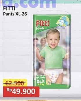 Promo Harga Fitti Pants XL26 26 pcs - Alfamart