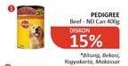 Promo Harga PEDIGREE Makanan Anjing Basah Beef 400 gr - Alfamidi