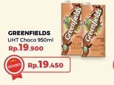 Promo Harga Greenfields UHT Choco Malt, Chocolate 1000 ml - Yogya