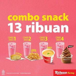 Promo Harga Richeese Factory Combo Snack  - Richeese Factory