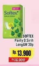 Promo Harga Softex Pantyliner Daun Sirih Longer And Wider 30 pcs - Alfamart
