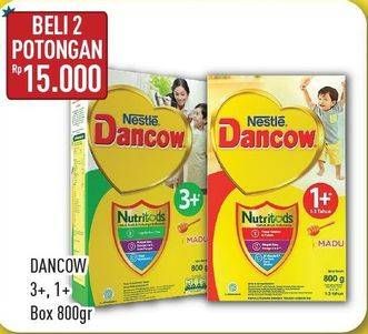 Promo Harga DANCOW Excelnutri 1+/3+ per 2 box 800 gr - Hypermart