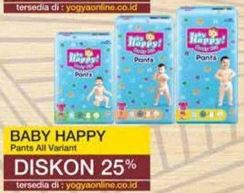 Promo Harga Baby Happy Body Fit Pants M34, XL26 26 pcs - Yogya