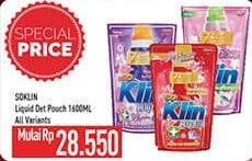 Promo Harga SO KLIN Liquid Detergent All Variants 1600 ml - Hypermart