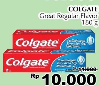 Promo Harga COLGATE Toothpaste Maximum Cavity Protection Regular Flavour 180 gr - Giant