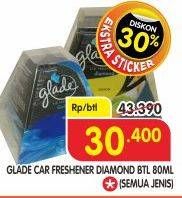 Promo Harga GLADE Car Air Freshener All Variants 80 ml - Superindo