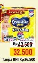 Promo Harga Mamy Poko Pants Xtra Kering L20+2  - Alfamart