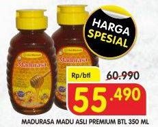 Promo Harga MADURASA Madu Asli Premium 350 ml - Superindo