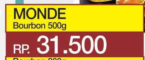 Promo Harga MONDE Bourbon Chocolate 500 gr - Yogya