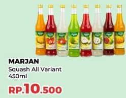 Promo Harga Marjan Syrup Squash All Variants 450 ml - Yogya