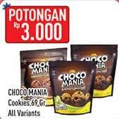 Promo Harga CHOCO MANIA Choco Chip Cookies All Variants 69 gr - Hypermart