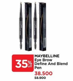 Promo Harga MAYBELLINE Define & Blend Brow Pencil  - Watsons