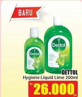 Promo Harga DETTOL Antiseptic Germicide Liquid Lime 200 ml - Hari Hari
