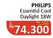 Promo Harga PHILIPS Lampu Essential 18 W 1 pcs - Alfamidi