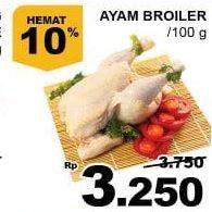 Promo Harga Ayam Broiler per 100 gr - Giant