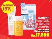 Promo Harga Wardah Hydra Rose/Lightening Serum/UV Shield   - LotteMart