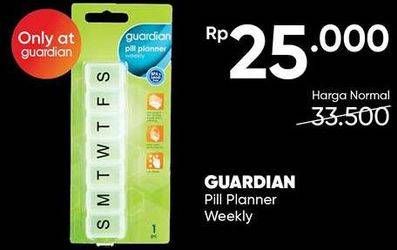 Promo Harga GUARDIAN Pill Planner Weekly  - Guardian