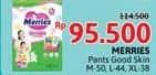 Promo Harga Merries Pants Good Skin M50, L44, XL38 38 pcs - Alfamidi
