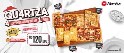 Promo Harga Pizza Hut Qu4rtza Pizza  - Pizza Hut