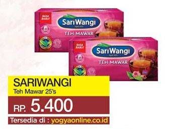 Promo Harga Sariwangi Teh Mawar 25 pcs - Yogya