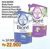 Promo Harga BIORE Body Foam Beauty Pure Mild, Relaxing Aromatic 450 ml - Indomaret