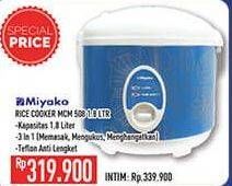 Promo Harga MIYAKO MCM-508 Magic Warmer Plus 1.8 liter 1800 ml - Hypermart