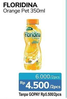Promo Harga FLORIDINA Juice Pulp Orange per 2 botol 350 ml - Alfamidi