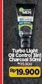 Promo Harga GARNIER MEN Turbo Light Oil Control Facial Foam 3in1 Charcoal 50 ml - Alfamidi