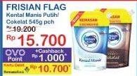 Promo Harga Frisian Flag Susu Kental Manis Cokelat, Putih 545 gr - Indomaret