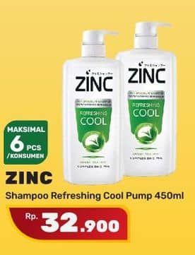 Promo Harga Zinc Shampoo Refreshing Cool 450 ml - Yogya