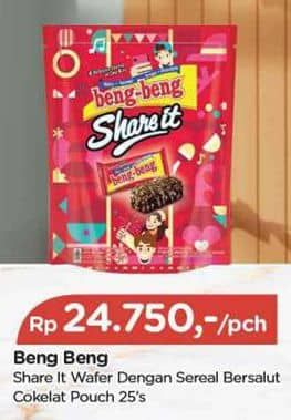 Promo Harga Beng-beng Share It per 25 pcs 9 gr - TIP TOP